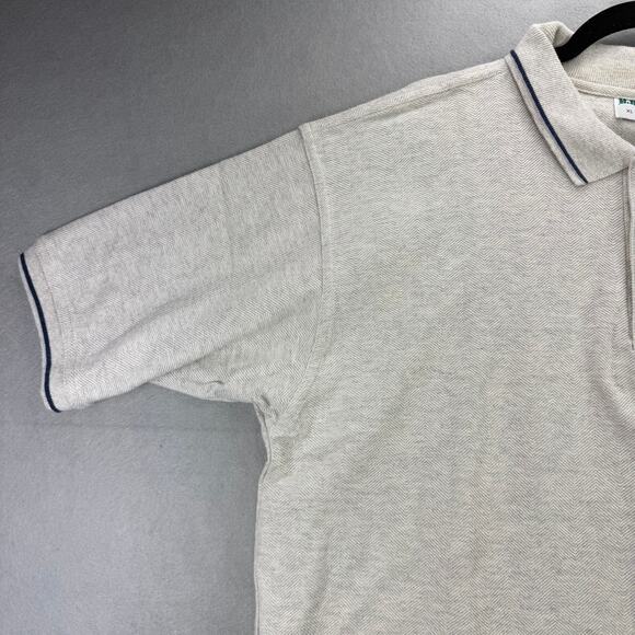 M.R. Ducks Short Sleeve Polo Shirt Men’s XL Cream/Beige Embroidered Logo - Picture 3 of 10